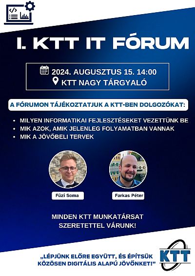 News: 19.08.2024. IT Forum poster