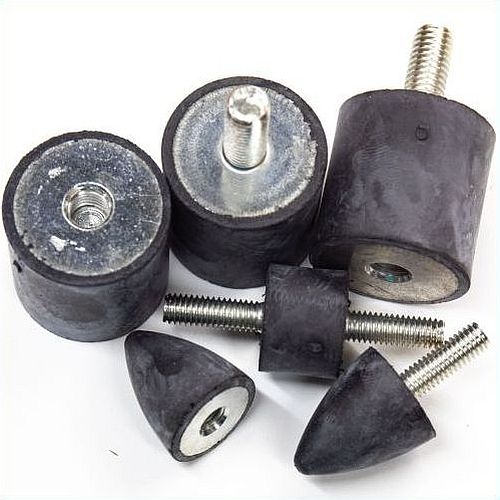 KTT Standard products: vibration dampers, adjustable machine feet